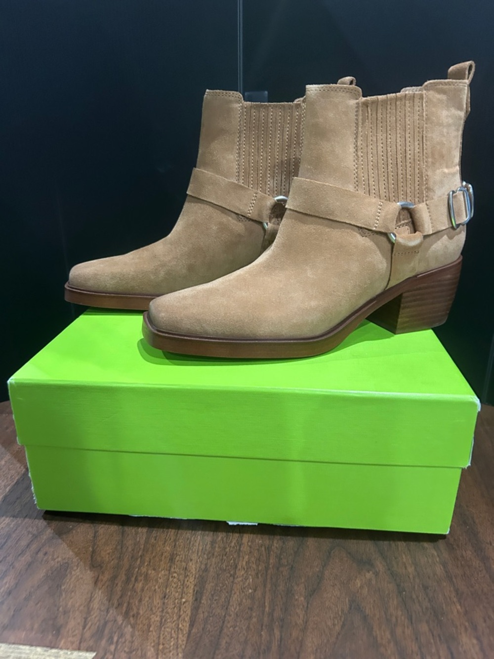 Sam Edelman Suede Bellamulie Ankle Boot Camel 8